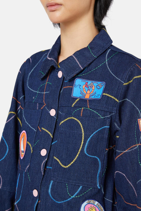 Gorman - Taking A TripEmbroideredJacket - print