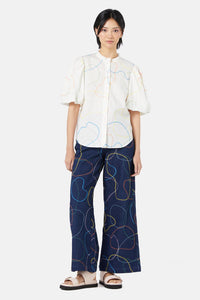 Gorman - Taking A Trip Embroidered Shirt - white