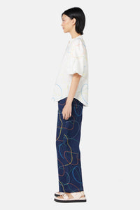 Gorman - Taking A Trip Embroidered Shirt - white