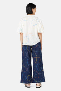 Gorman - Taking A Trip Embroidered Shirt - white