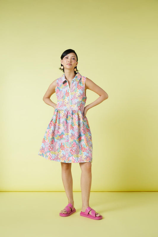 Gorman - Wild Blossoms Denim Dress - print