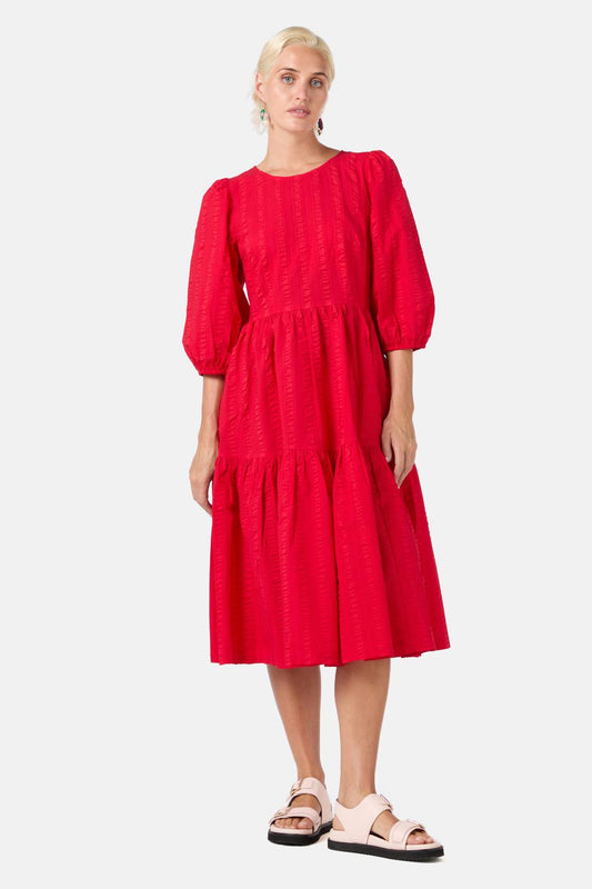 Gorman - Fraser Tiered Dress - red