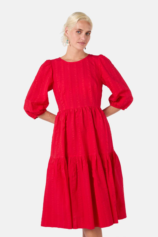 Gorman - Fraser Tiered Dress - red