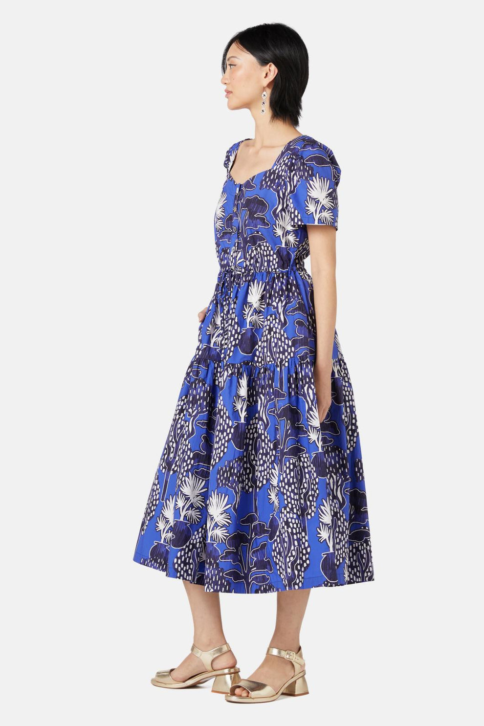 Santorini Sunset Midi Dress