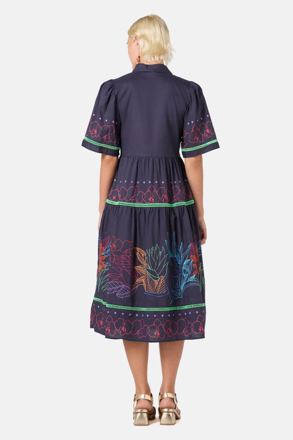 Gorman - Monkey Forest Poplin Dress - print