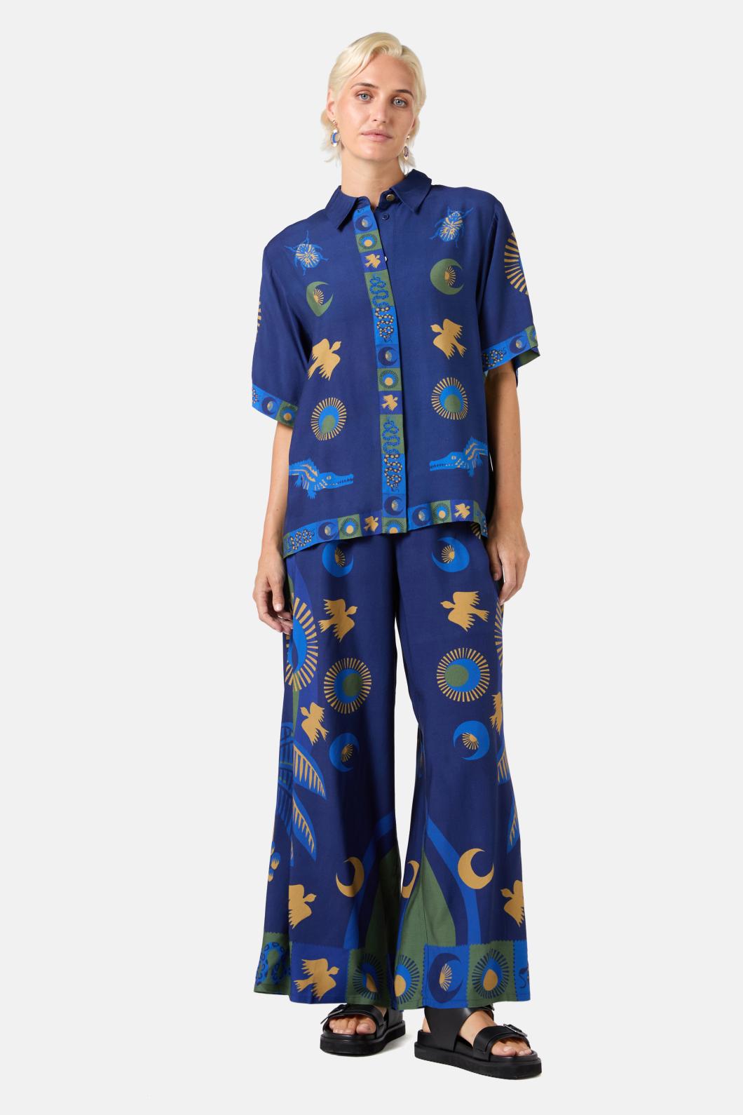 Gorman - Stamp Collecting Shirt - print