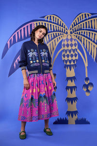 Gorman - Stamp Collecting Skirt - print