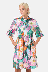 Gorman - Lotus Leopard Smock Dress - print