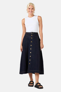 Gorman - Juniper Denim Skirt - indigo