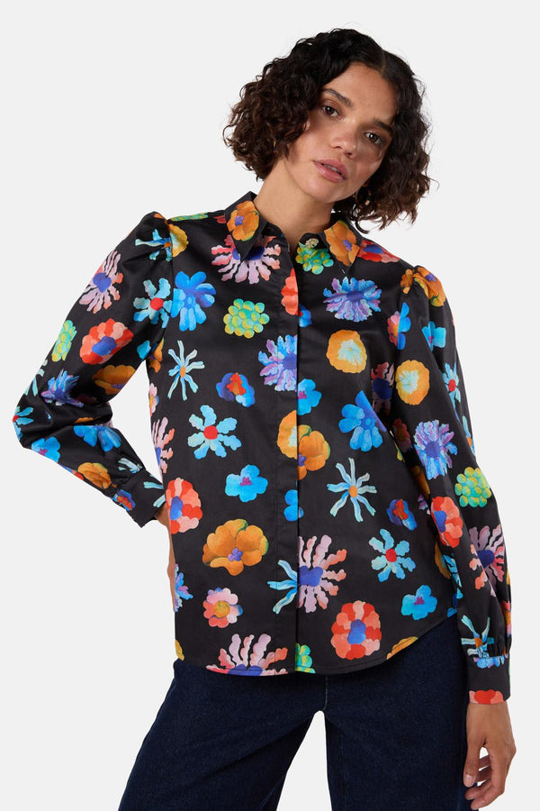 Gorman - Big Bouquet Button Shirt - print