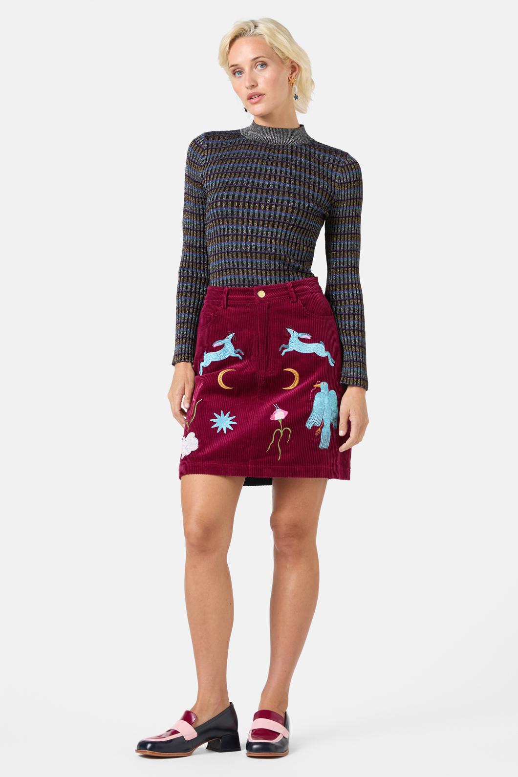 Gorman - Daydream Embroidered Mini - plum