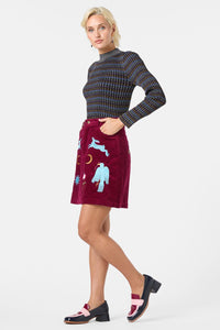 Gorman - Daydream Embroidered Mini - plum