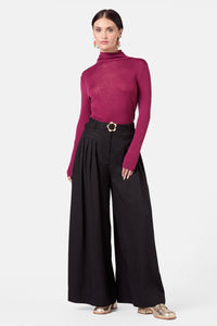 Gorman - Carnaby Pleat Pant - black