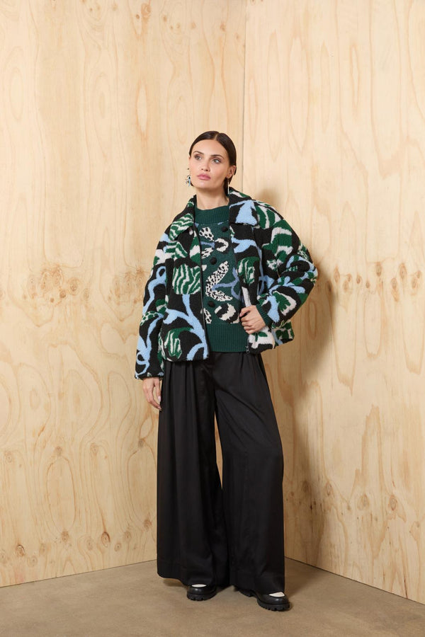 Gorman - Carnaby Pleat Pant - black