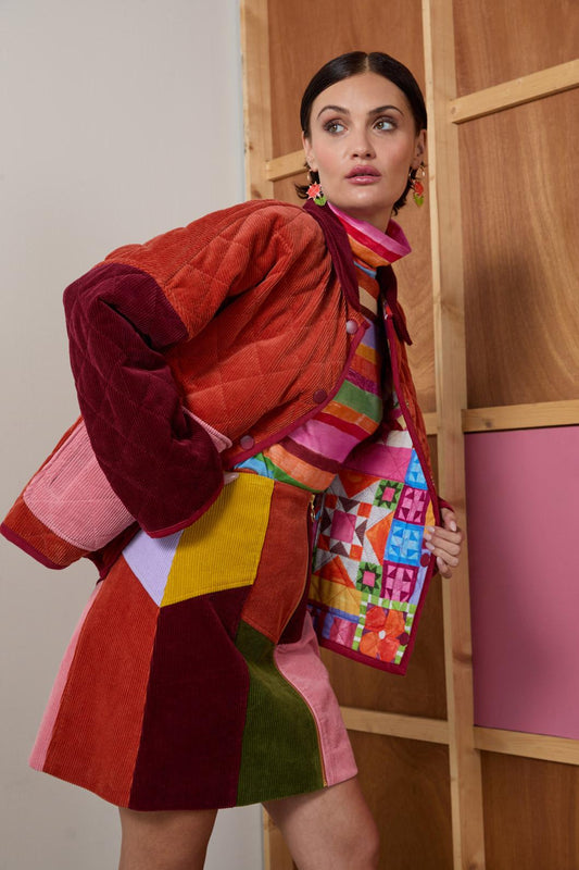 Gorman - HeirloomReversibleQuiltedJacke - print