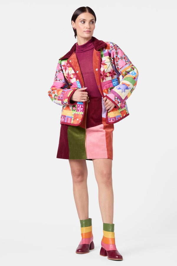 Gorman - Heirloom Reversible Quilted Jacket - print