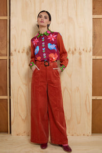 Gorman - Morrie Flare Cord Pant - blush