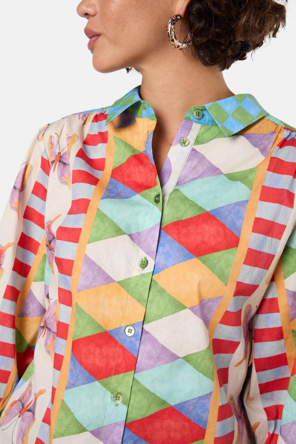 Gorman - Fantasy Patchwork Shirt - print