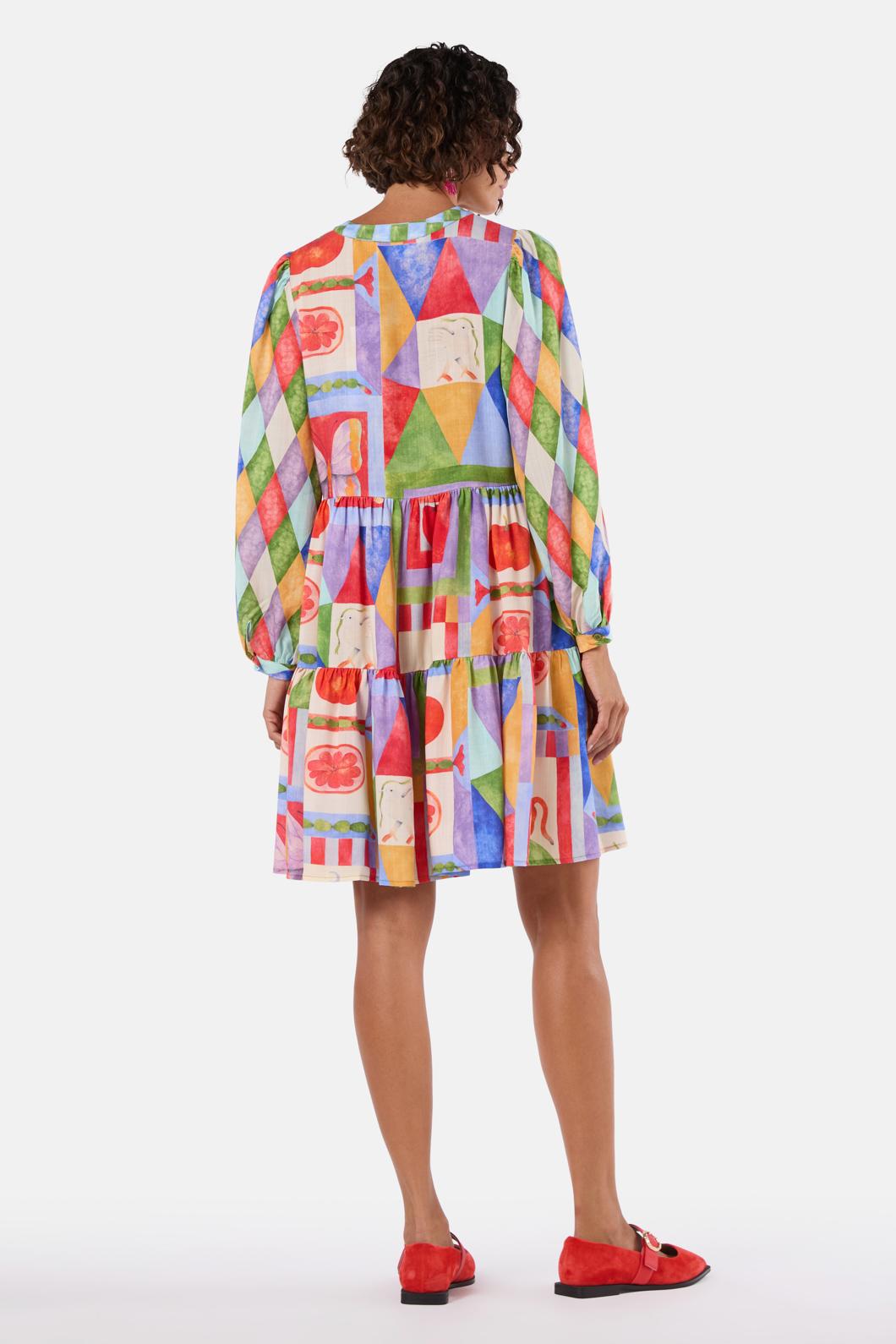 Gorman - Fantasy Patchwork Dress - print