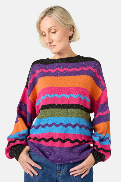 Gorman - Heirloom Stripe Jumper - multi