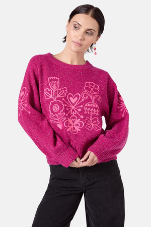 Gorman - Folk Tales Jumper - wine