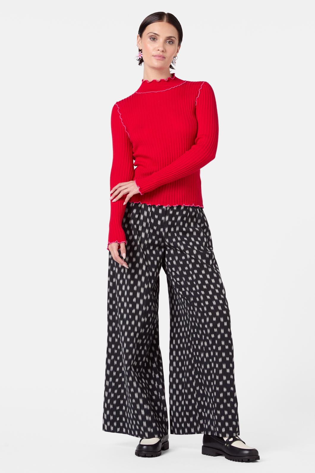 Gorman - Romaine Knit Top - red