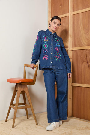 Gorman - Friendly Folk Denim Shacket - denim