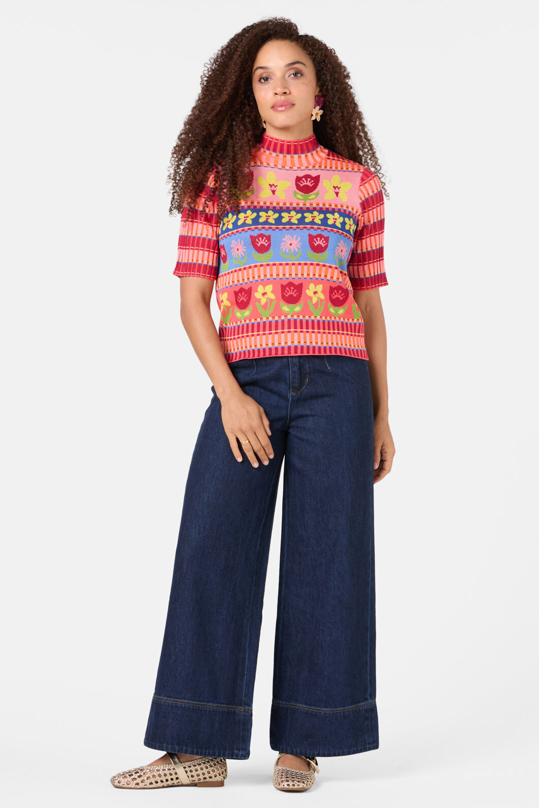Rosie's Posies Knit Top