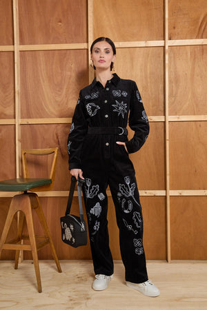 Gorman - Lost And Found Boiler Suit - black