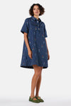Gorman - Rosette Denim Shirt Dress - stripe