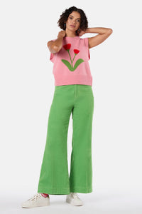 Gorman - Rosette Knit Vest - pink