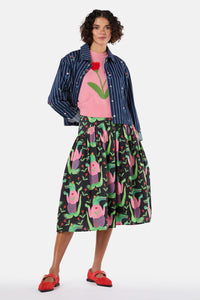 Gorman - Rosette Knit Vest - pink