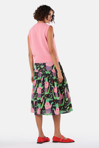 Gorman - Rosette Knit Vest - pink