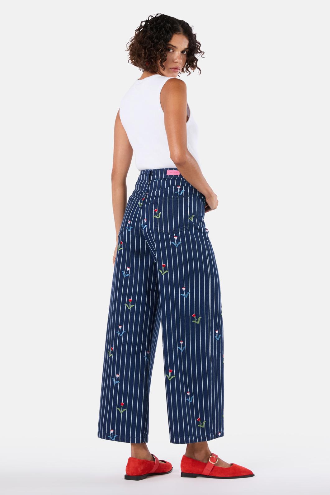 Gorman - Rosette Denim Jean - stripe