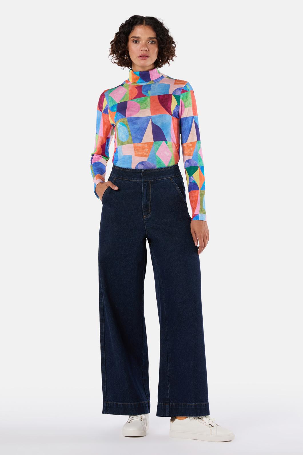 Cutting Shapes Merino Polo