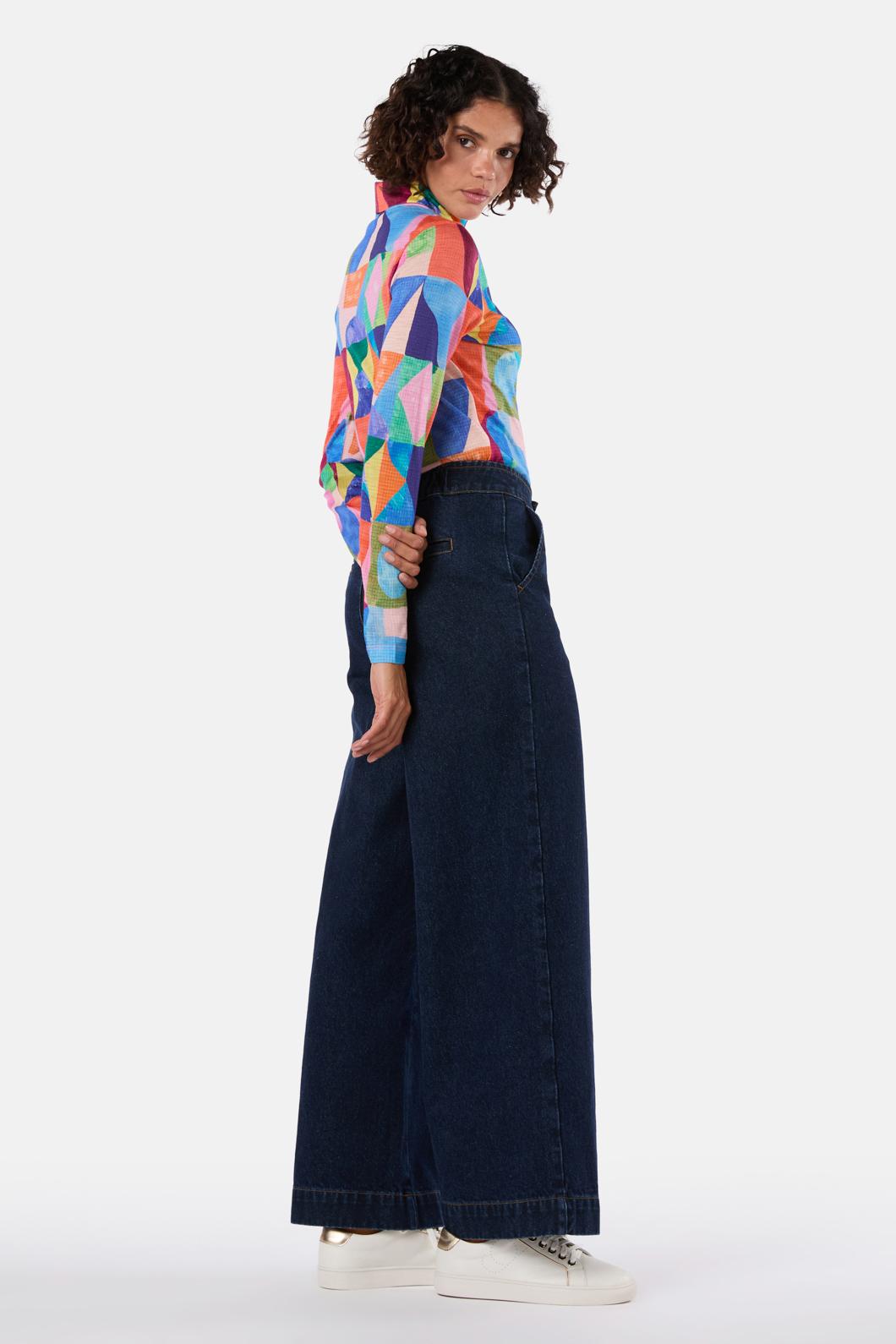 Cutting Shapes Merino Polo