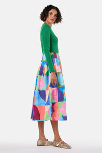 Gorman - Cutting Shapes Midi Skirt - print