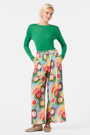 Gorman - The Comet Linen Pant - print