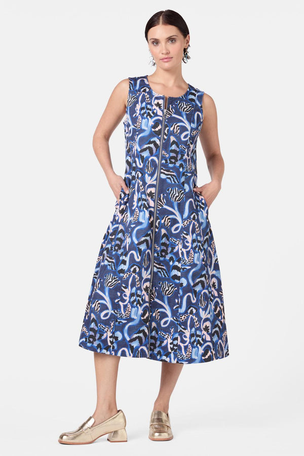 Gorman - The Vines Denim Dress - print