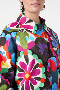 Gorman - Friendly Folk Duster Jacket - print