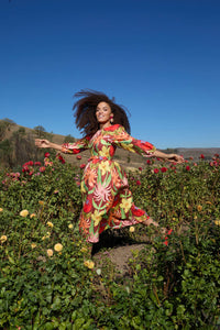 Gorman - Rosie's Posies Long Dress - print