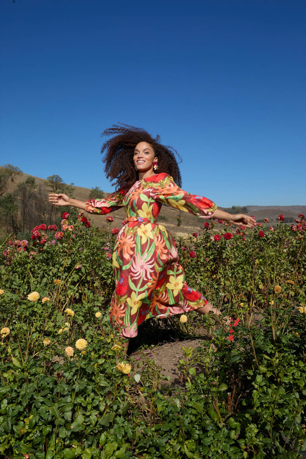 Gorman - Rosie's Posies Long Dress - print