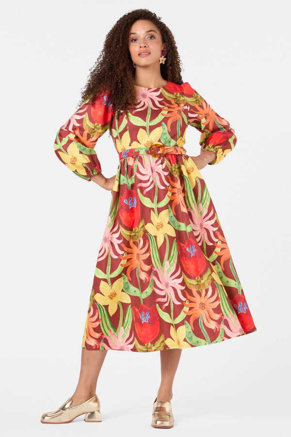 Gorman - Rosie's Posies Long Dress - print