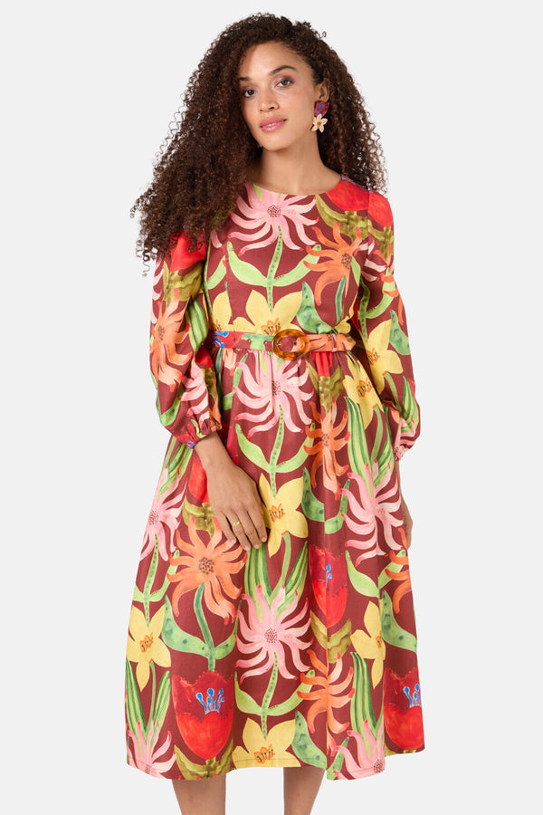 Gorman - Rosie's Posies Long Dress - print