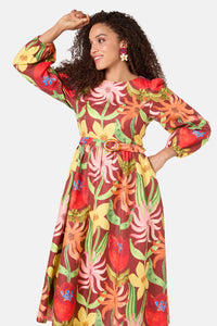 Gorman - Rosie's Posies Long Dress - print
