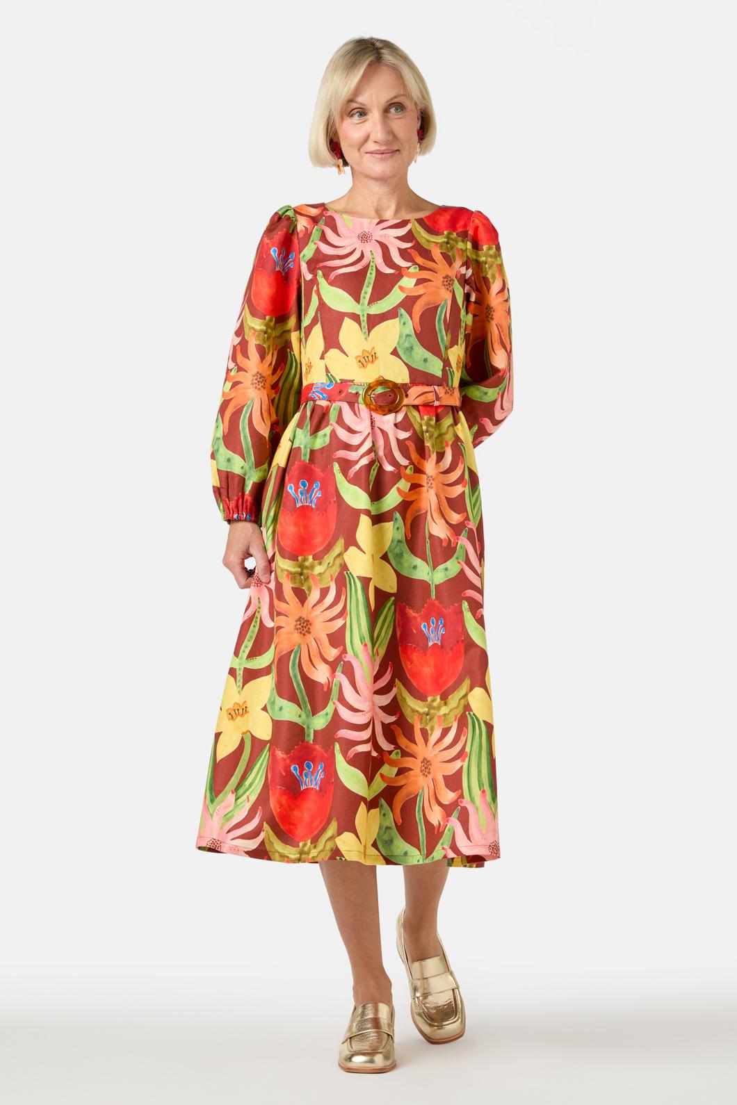 Gorman - Rosie's Posies Long Dress - print
