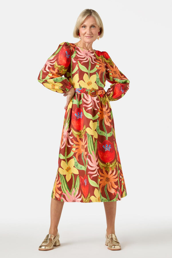 Gorman - Rosie's Posies Long Dress - print