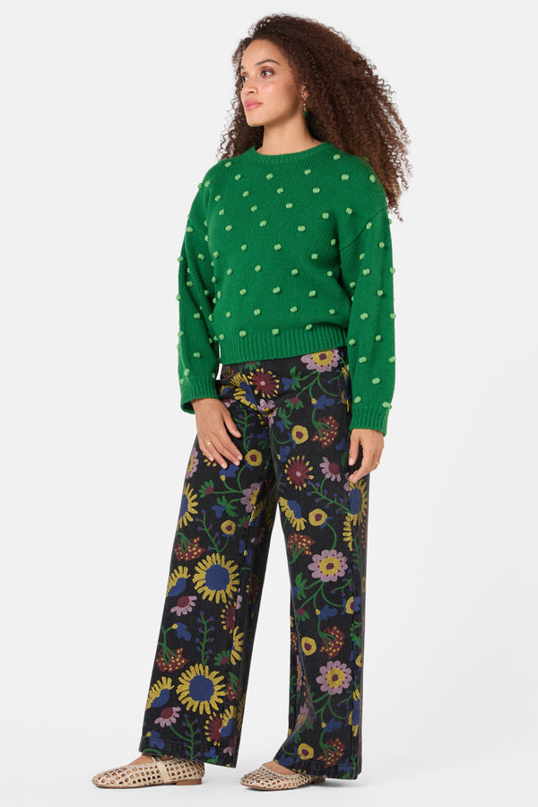 Gorman - Pom Pom Jumper - green