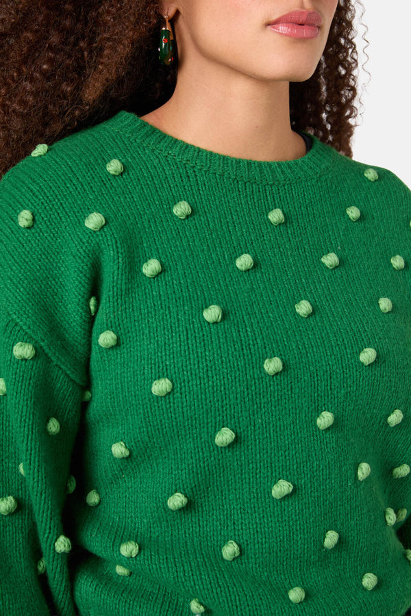 Gorman - Pom Pom Jumper - green