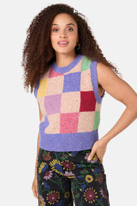Gorman - Patchwork Vest - check